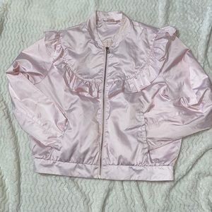 Melrose & Market Ruffle Ladies Bomber Jacket